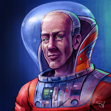 L'astronaute inquiet